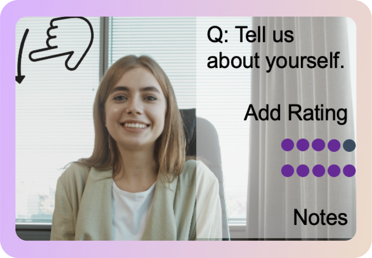 Rate interviews or schedule a call